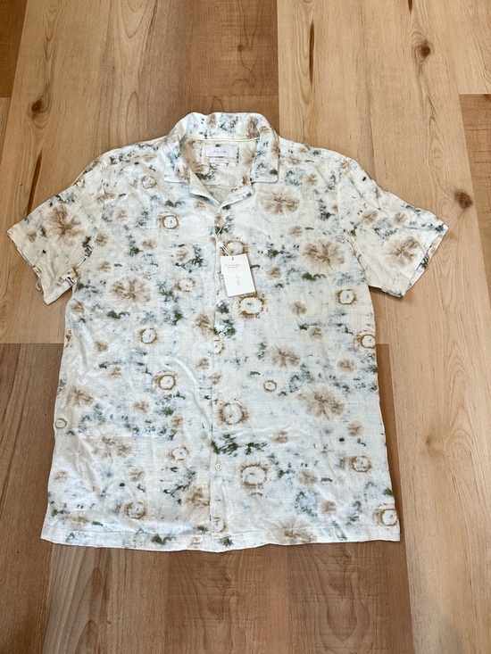 Porter &Ash Other - New Porter &Ash Linen Blend Floral Botton Down Shirt Men's L